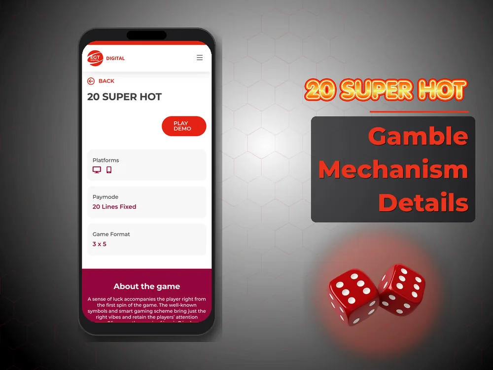 20 Super hot - Gamble Mechanism Details