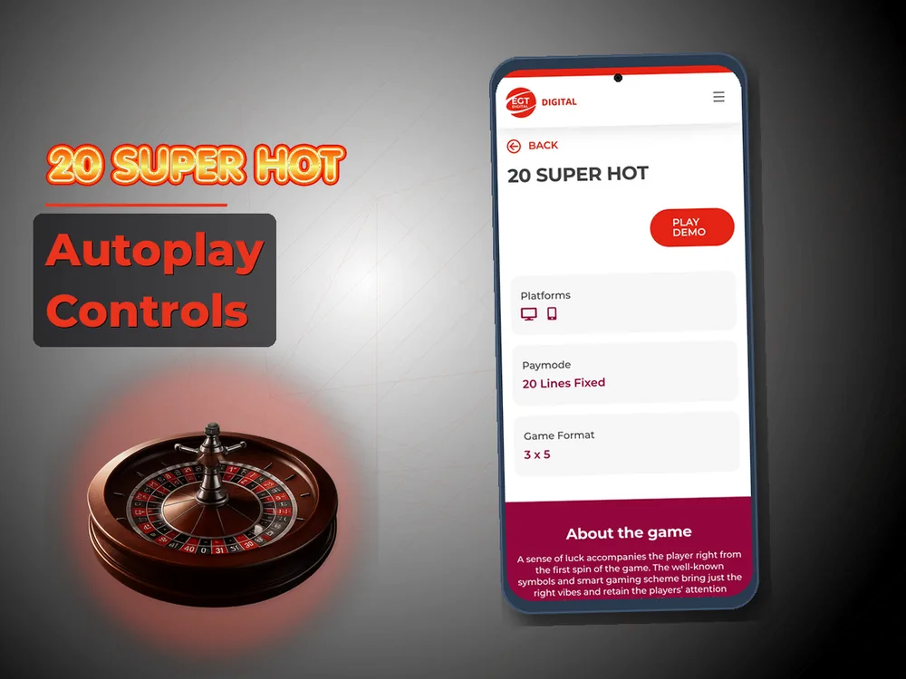 20 Super hot - Autoplay Controls