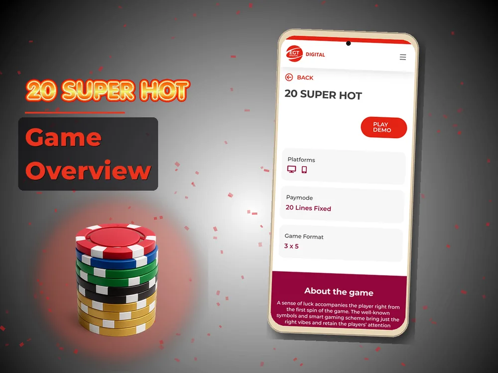 20 Super hot - Game Overview