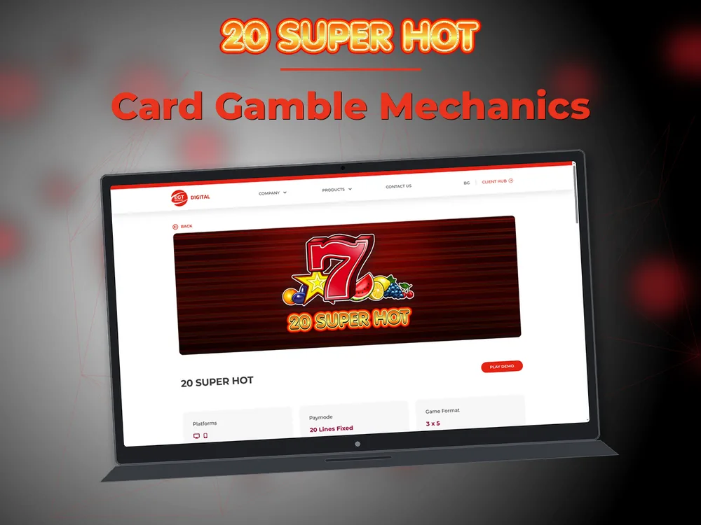 20 Super hot - Card Gamble Mechanics