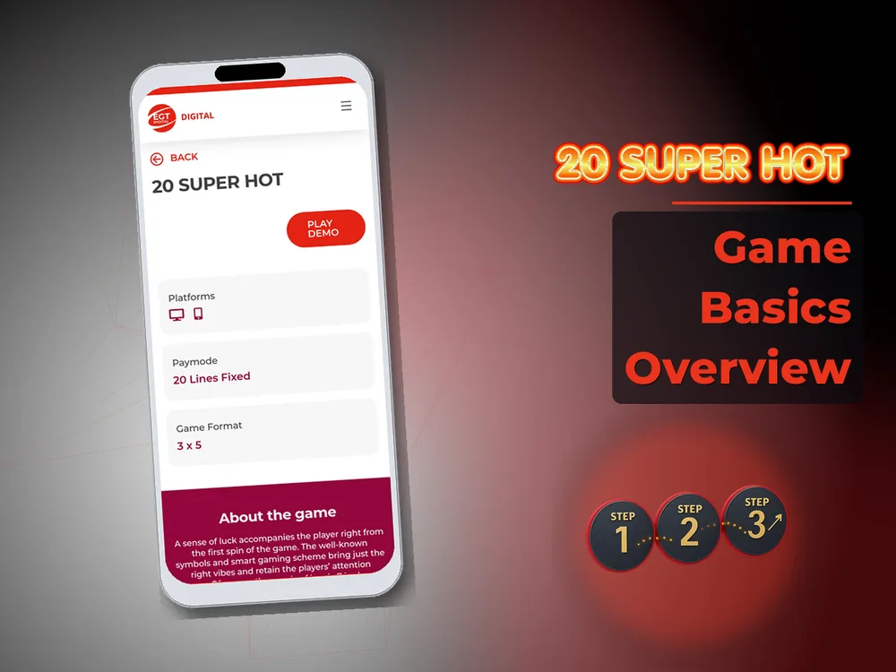 20 Super hot - Game Basics Overview