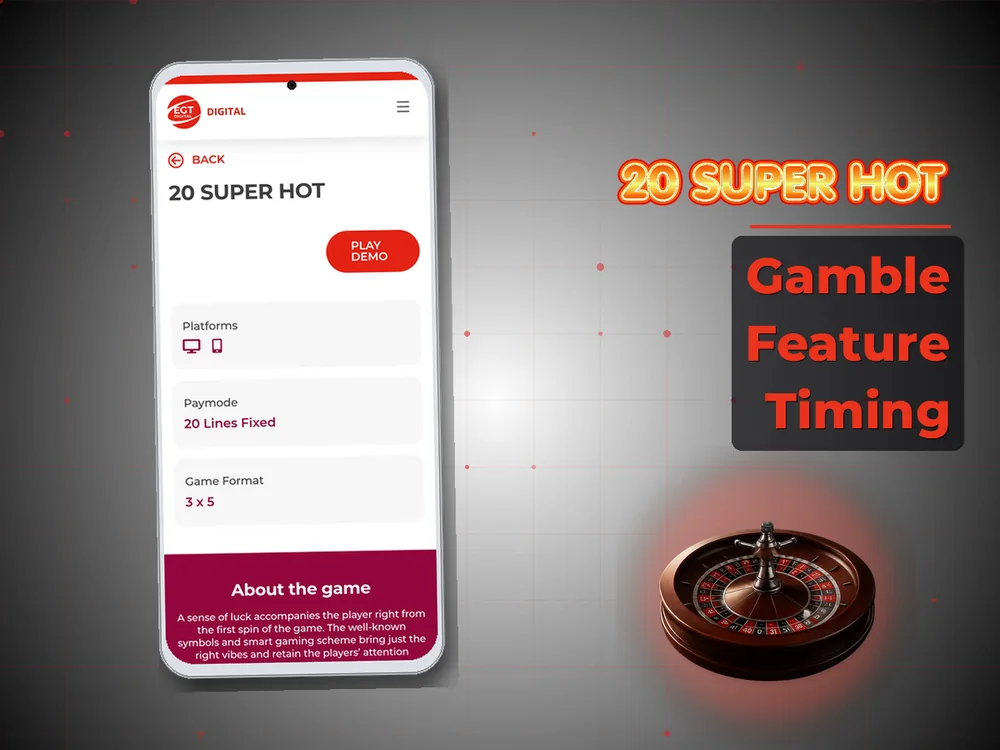 20 Super hot - Gamble Feature Timing