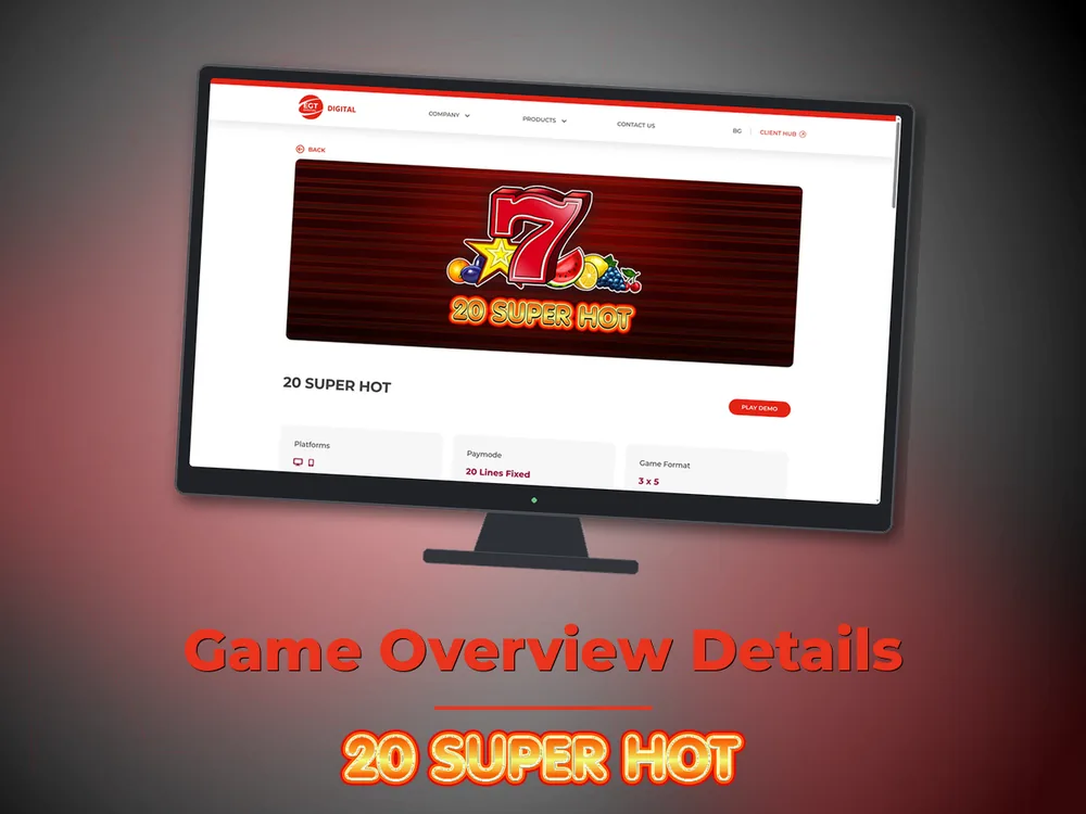 20 Super hot - Game Overview Details