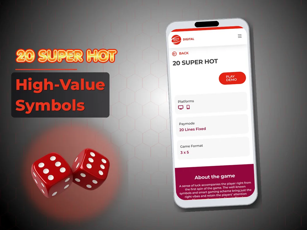 20 Super hot - High-Value Symbols