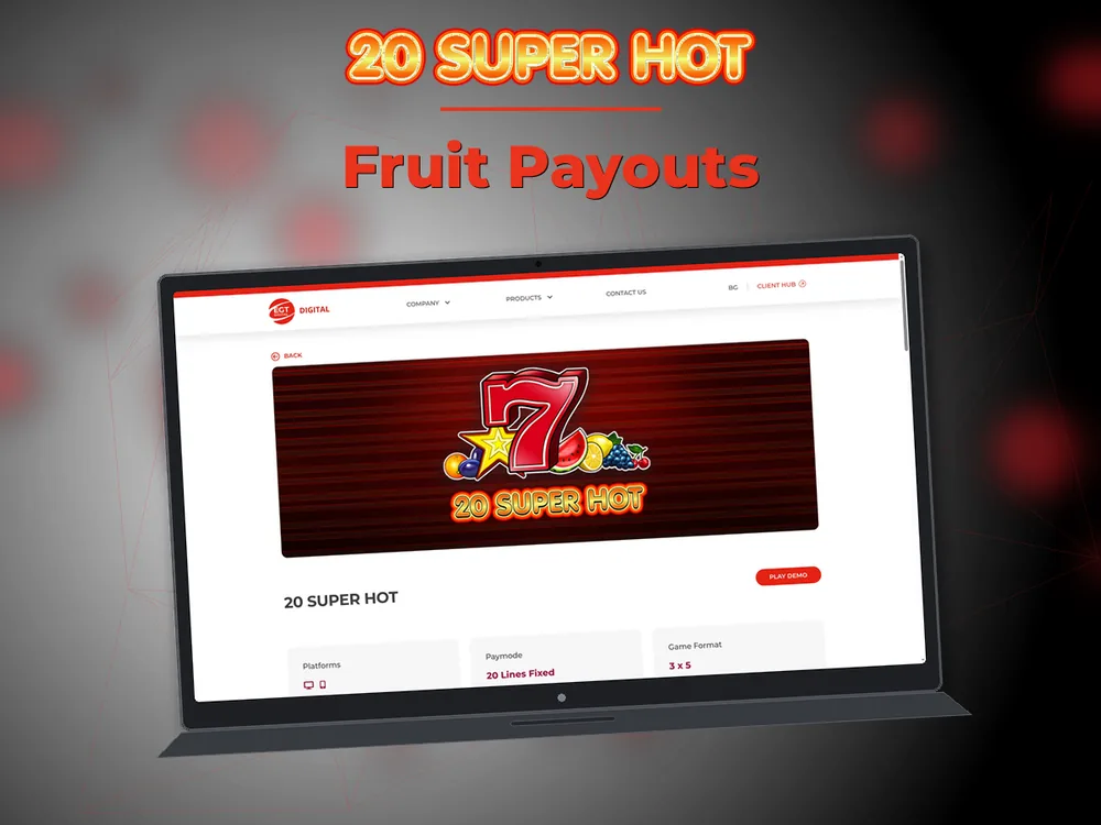 20 Super hot - Fruit Payouts