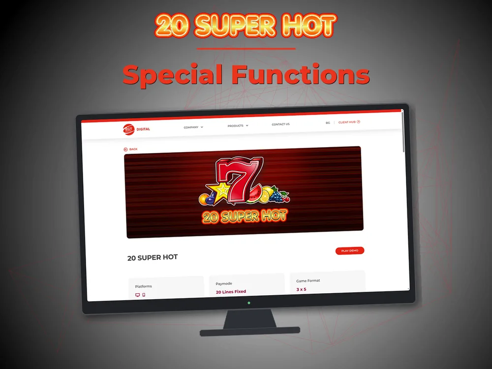 20 Super hot - Special Functions